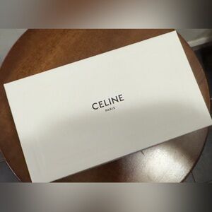 Celine white empty sunglasses box